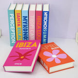 Elegant Faux Decorative Books Set - Stylish Fake Books Decor for Home Accent