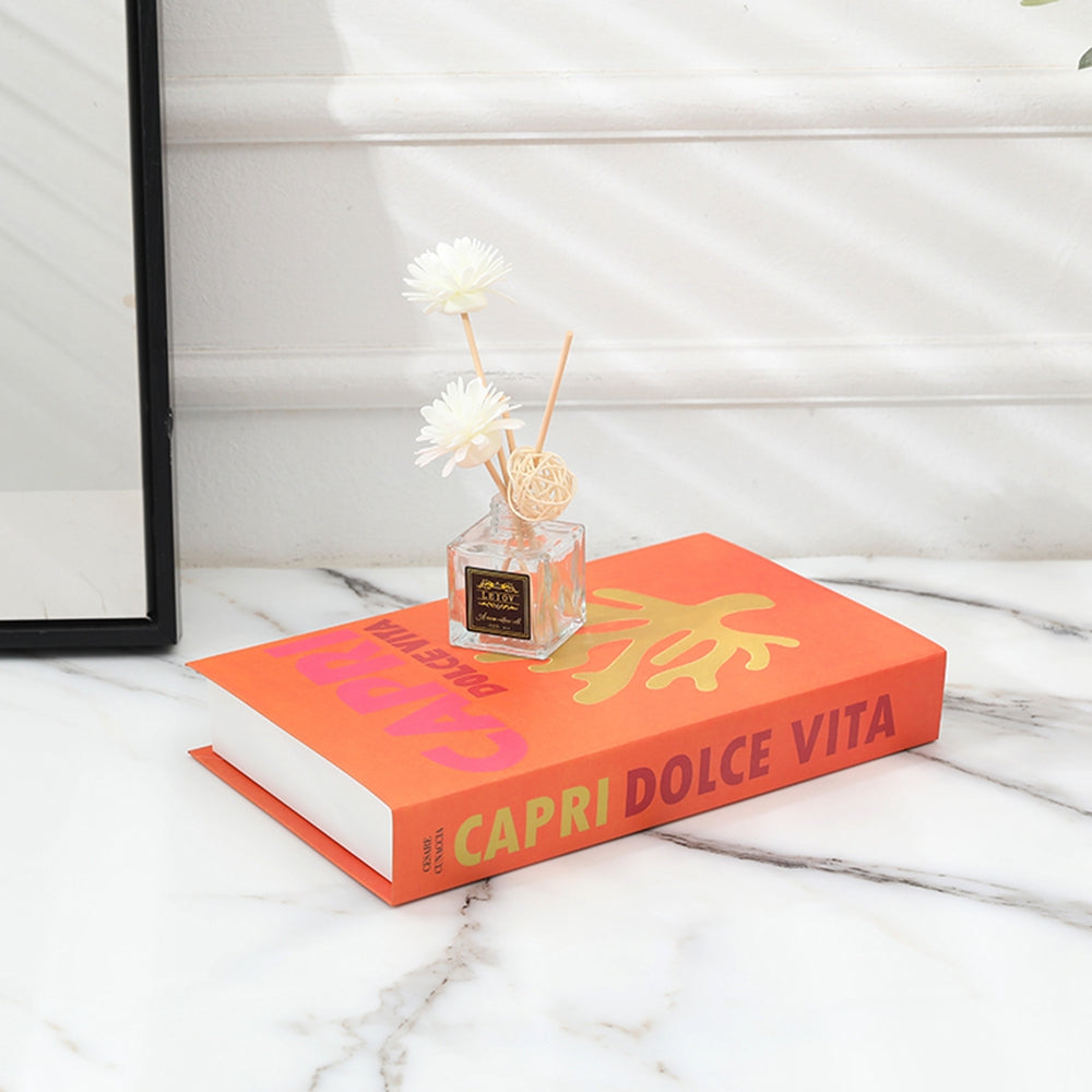 Elegant Faux Decorative Books Set - Stylish Fake Books Decor for Home Accent