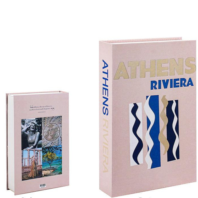 Elegant Faux Decorative Books Set - Stylish Fake Books Decor for Home Accent
