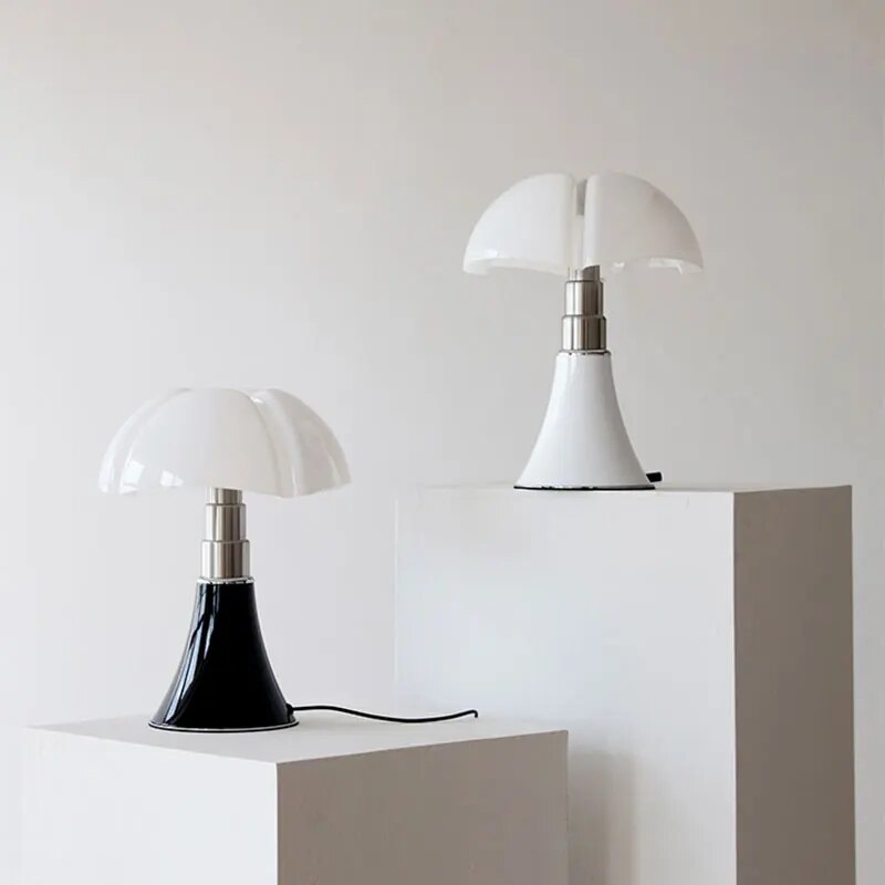Elegant Flower Table Lamp - Adjustable Height & Dimmable LED for Bedroom or Desk