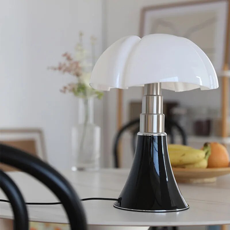 Elegant Flower Table Lamp - Dimmable LED Bedside Lamps with Adjustable Height