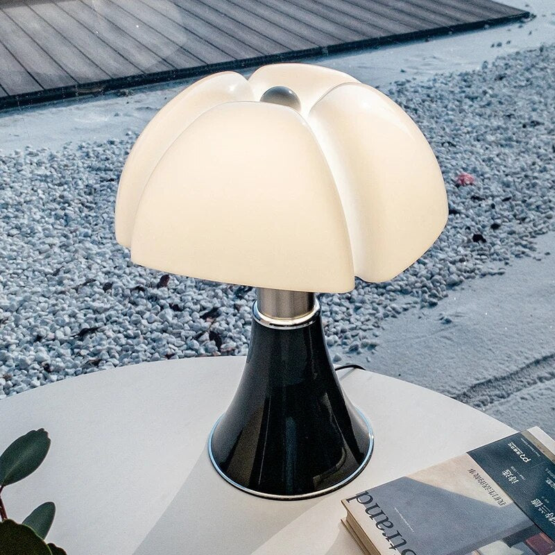 Elegant Flower Table Lamp - Dimmable LED Bedside Lamps with Adjustable Height