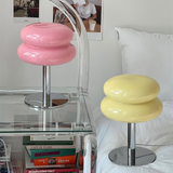 Elegant Glass Table Lamp - Modern Retro Bedside Lamp with LED