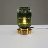 Elegant Glass Table Lamp - Soft Ambient Lighting for Bedroom & Living Room