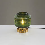 Elegant Glass Table Lamp - Soft Ambient Lighting for Bedroom & Living Room