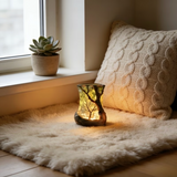 Elegant LED Table Lamp - Nature-Inspired Mood Lighting