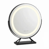 Elegant LED Vanity Mirror with 3 Light Modes & 15x Magnifying Mirror
