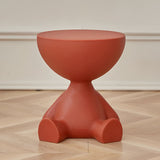 Elegant Round Black Coffee Table - Stylish Plastic Design for Modern Living Room