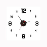 Elegant Silent Wall Clock - Gradient Gold Digital Design