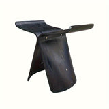 Elegant Solid Wood Butterfly Stool - Versatile Compact Seating