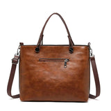 Elly Vintage Leather Shoulder Bag for Women - Adjustable Strap, Handmade PU Leather