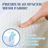 Ergonomic Bath Pillow - Soft Soaking Tub Pillow with Suction Cups