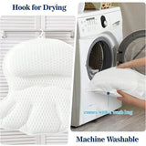 Ergonomic Bath Pillow - Soft Soaking Tub Pillow with Suction Cups