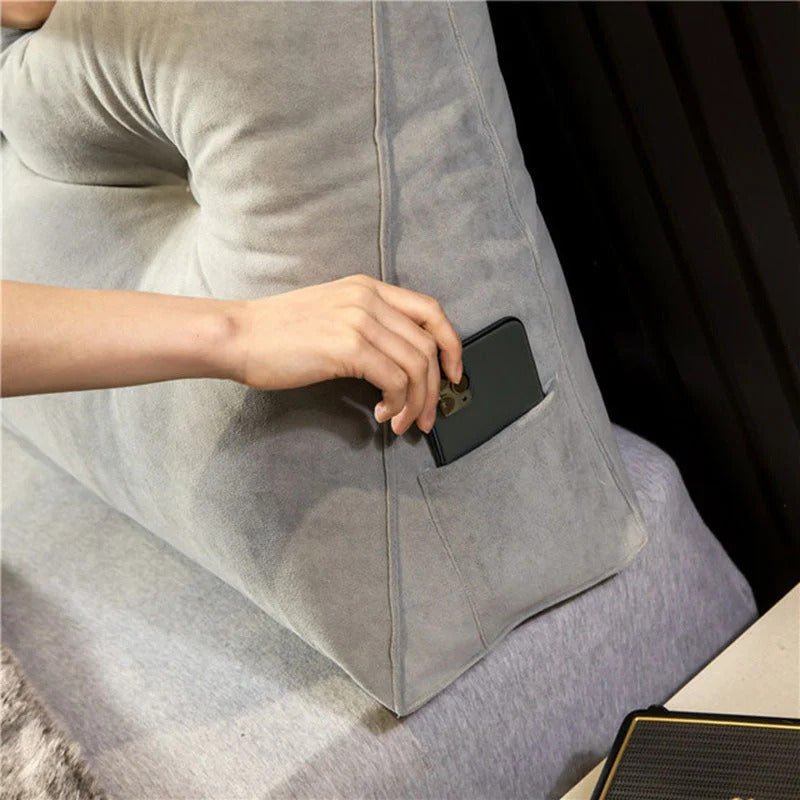 Ergonomic Headboard Pillow Wedge for Ultimate Back Support
