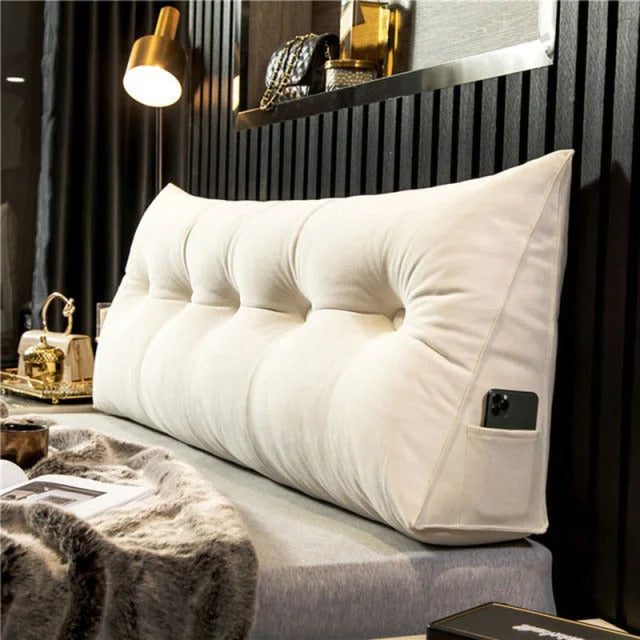 Ergonomic Headboard Pillow Wedge for Ultimate Back Support