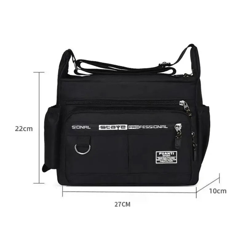 Erin - Men's Messenger Bag with Waterproof Design & Adjustable Strap