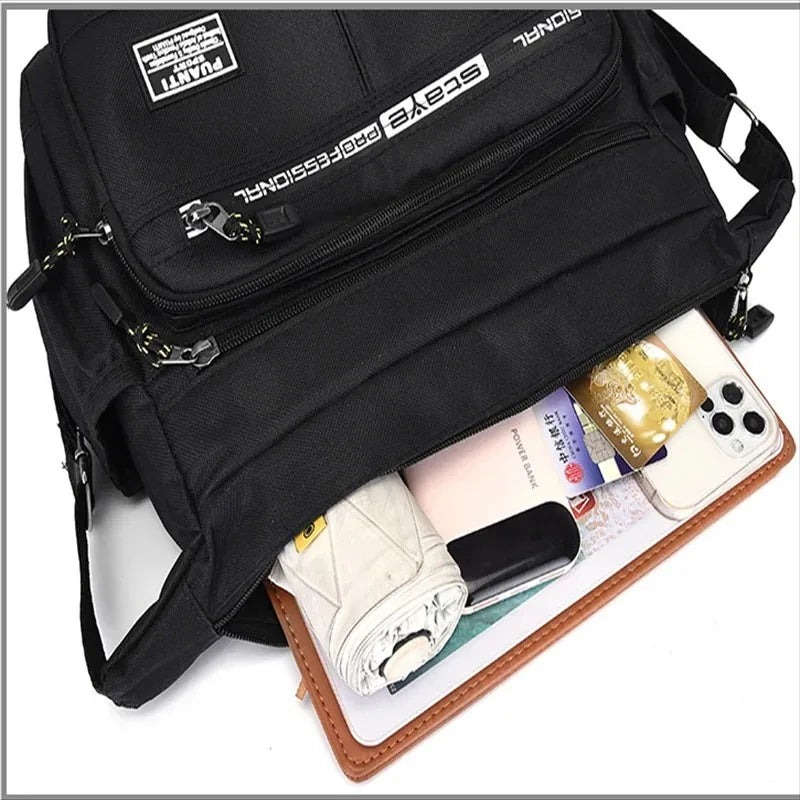 Erin - Men's Messenger Bag with Waterproof Design & Adjustable Strap