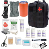 Essential Travel First Aid Kit - Compact Medical Supplies Bag with Tourniquet