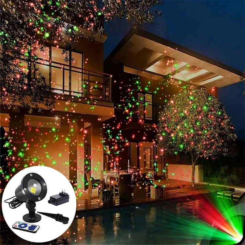 Festive Glow - Outdoor Projector with Vibrant Laser Patterns