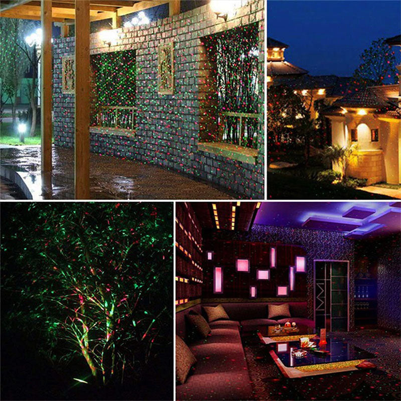 Festive Glow - Outdoor Projector with Vibrant Laser Patterns