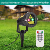 Festive Glow - Outdoor Projector with Vibrant Laser Patterns