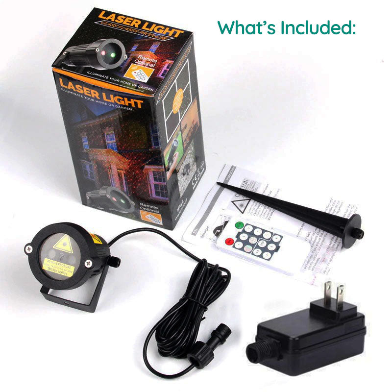 Festive Glow - Outdoor Projector with Vibrant Laser Patterns