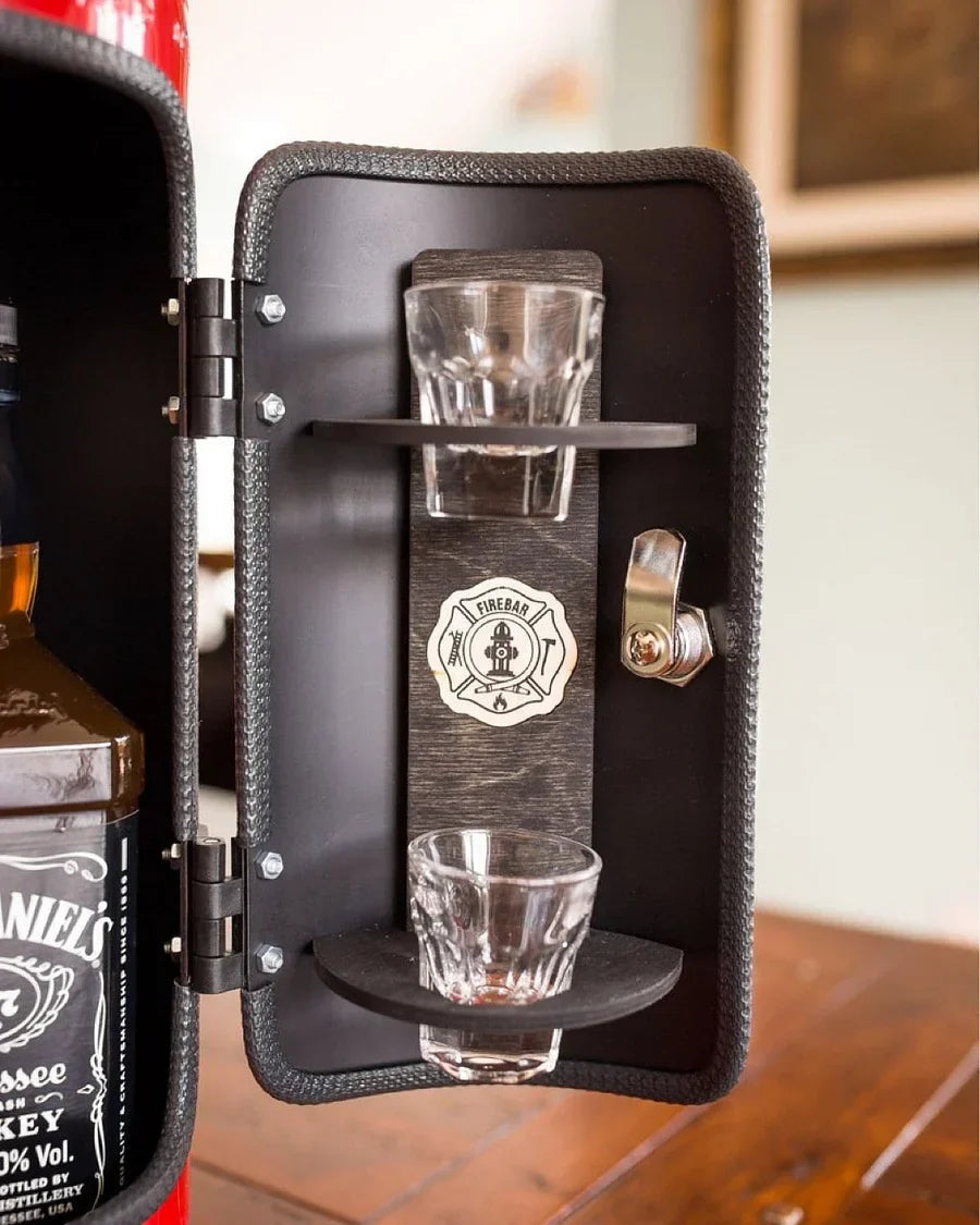 FireBar Hidden Bar - Unique Fire Extinguisher Drink Storage