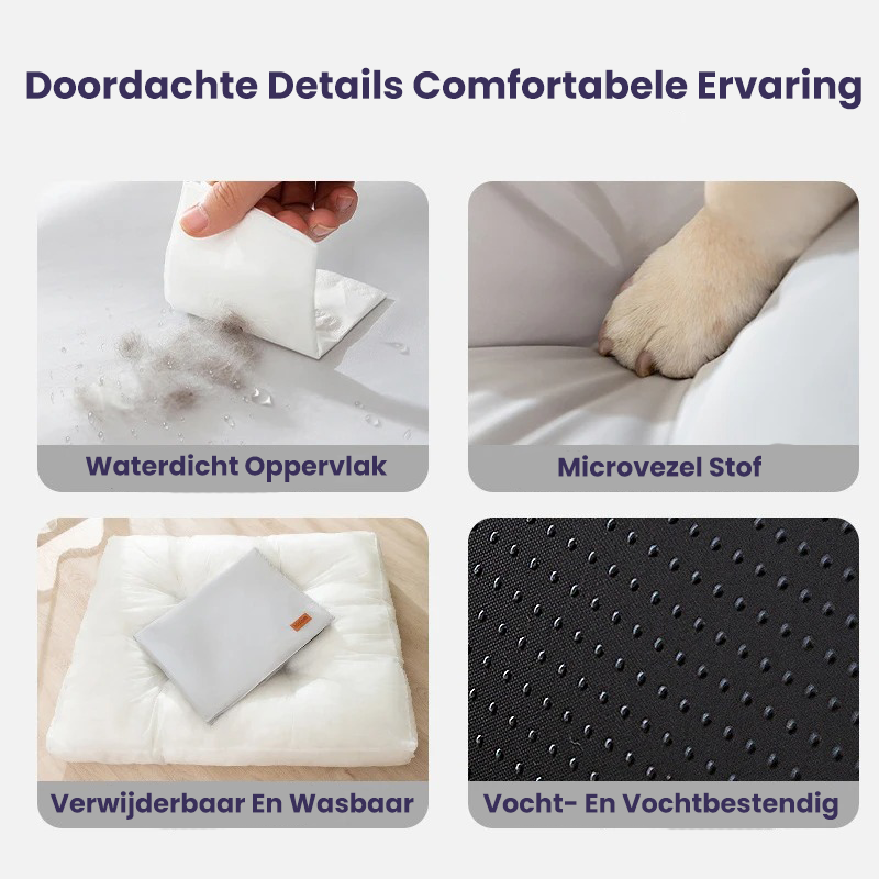 FlexiRest Orthopedic Dog Bed Cushion with Waterproof Cover
