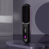 Glissara - Cordless Hair Straightener with USB Charging & LCD Display