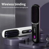 Glissara - Cordless Hair Straightener with USB Charging & LCD Display