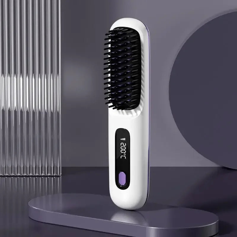 Glissara - Cordless Hair Straightener with USB Charging & LCD Display