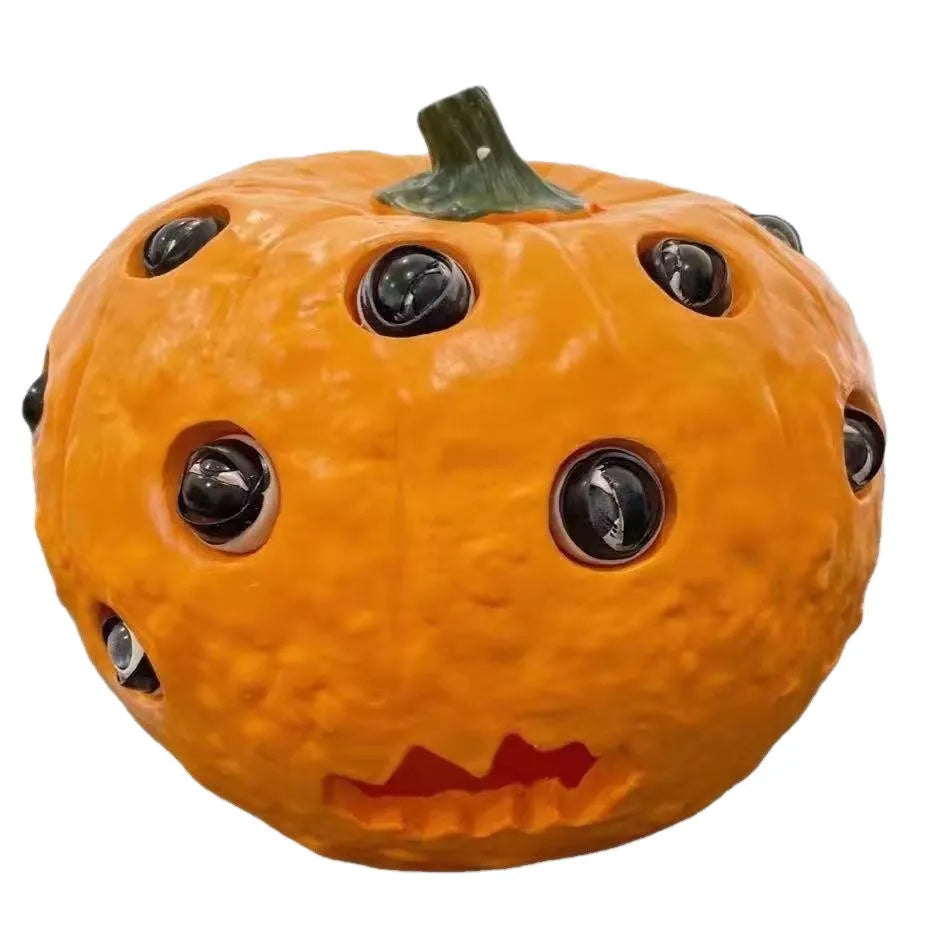 Creepy Halloween Pumpkin Decor - Scary Halloween Prop