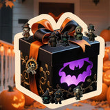 Halloween Countdown Box - 31 Miniature Figures & Decorations for Indoor Halloween Decor