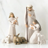 Handmade Nativity Collection - 20-Piece Barn Wood Set