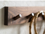 Handmade Wooden Coat Rack - Wall Mounted Japandi Design