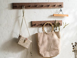 Handmade Wooden Coat Rack - Wall Mounted Japandi Design