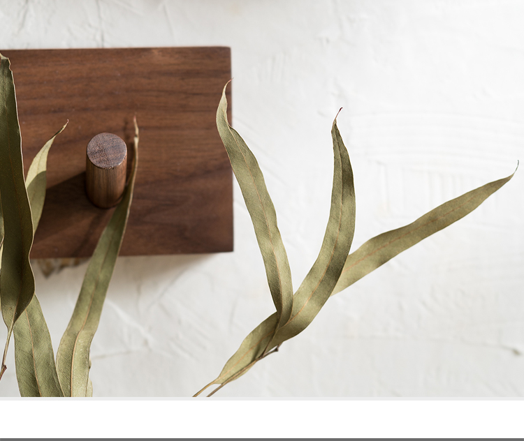 Handmade Wooden Coat Rack - Wall Mounted Japandi Design