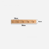 Handmade Wooden Coat Rack - Wall Mounted Japandi Design