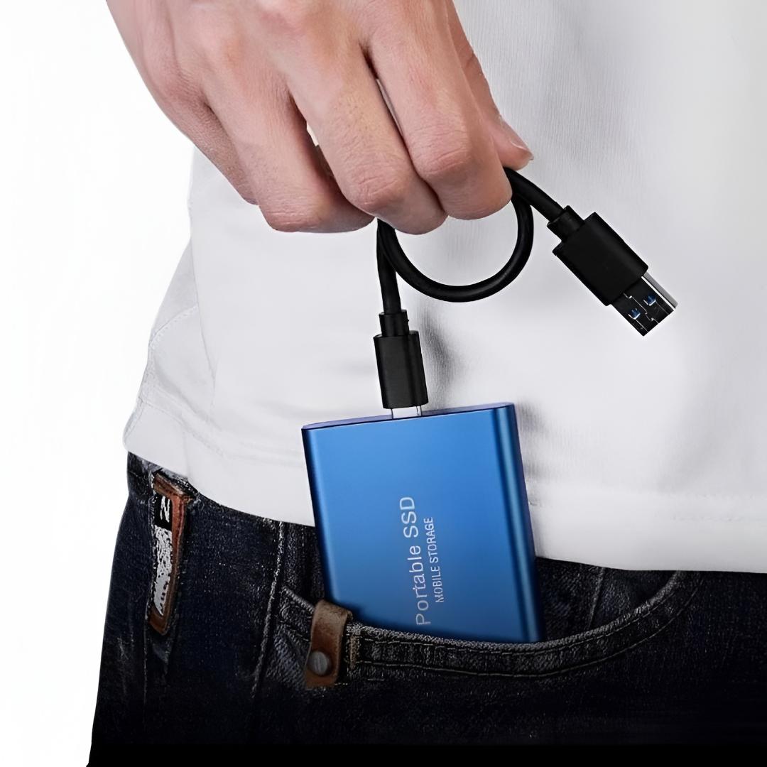 High-Speed External SSD Portable Drive 512GB USB Type-C