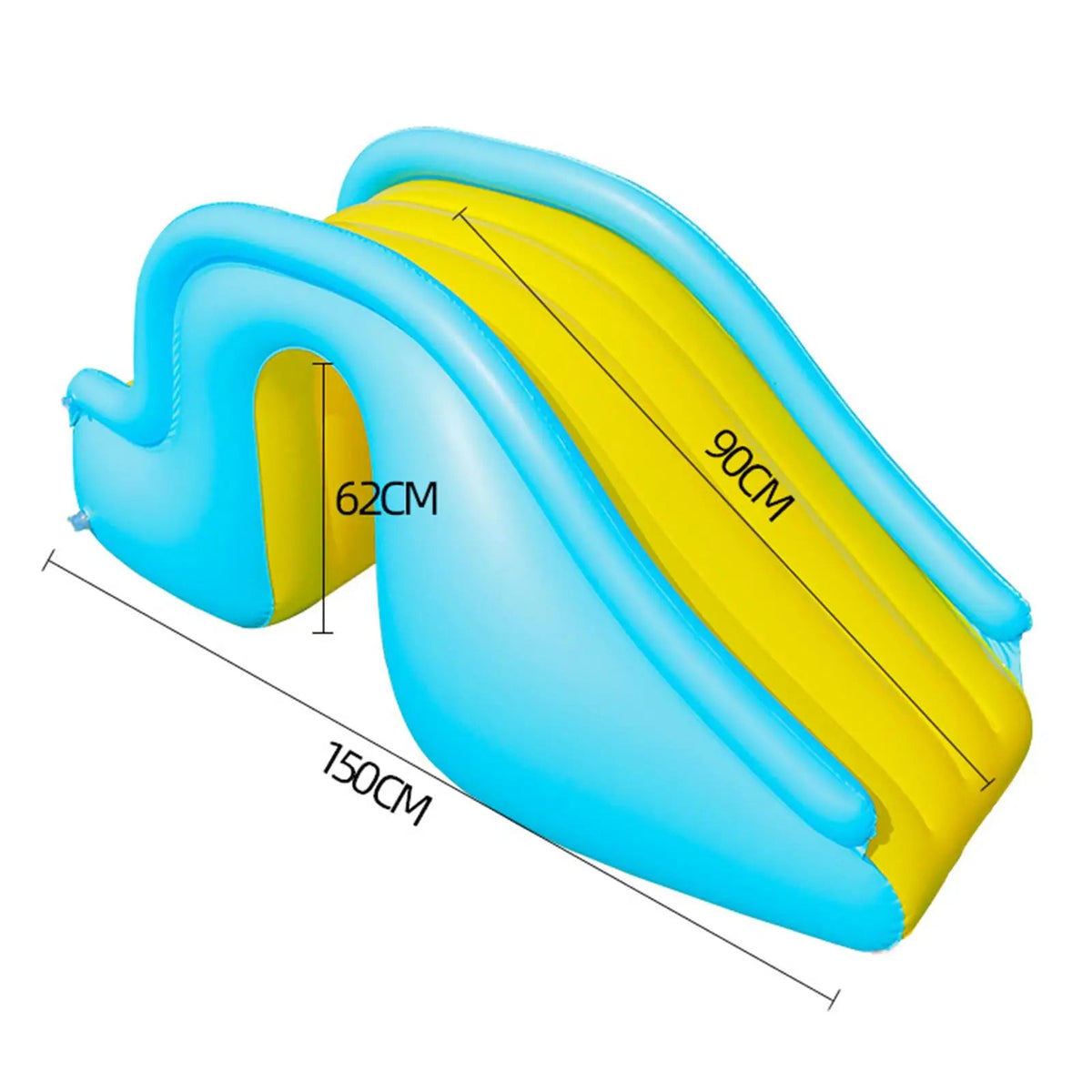 Inflatable Water Slide - Durable PVC Pool Slide for Kids