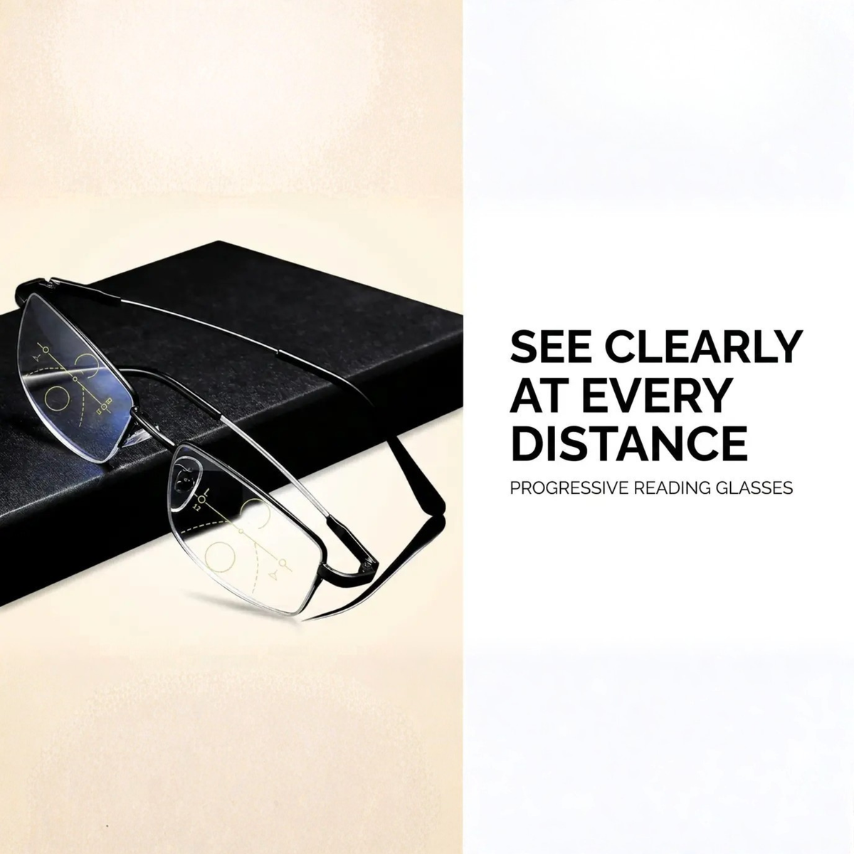 Intelligent Progressive Glasses - Multifocal Three-Zone Lenses