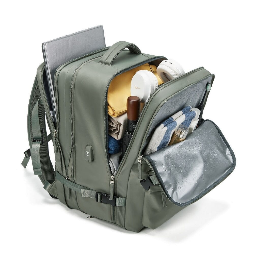 JQMEI Women's Laptop Backpack - 16-Inch Tech Backpack with USB Charger