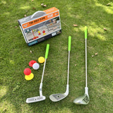 Kids Golf Set - Adjustable Clubs, Balls & Goals for Ages 3-8