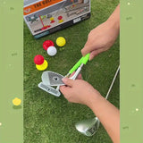 Kids Golf Set - Adjustable Clubs, Balls & Goals for Ages 3-8