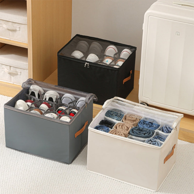 KixNest - Foldable Shoe Organizer for Neat and Dust-Free Storage