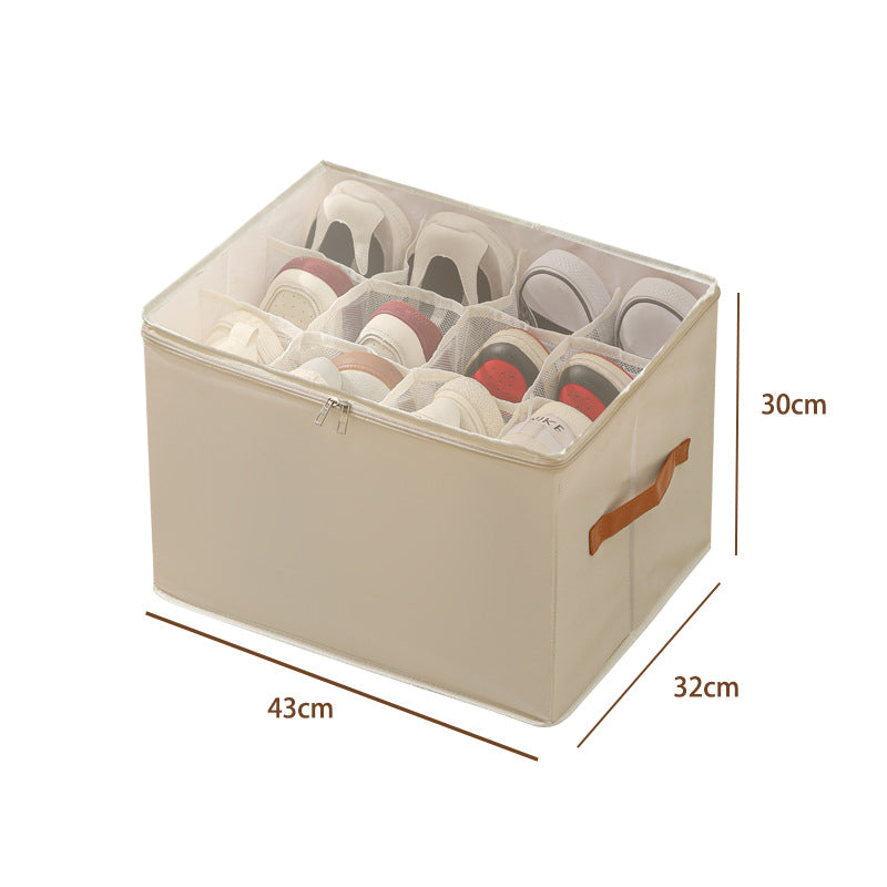 KixNest - Foldable Shoe Organizer for Neat and Dust-Free Storage