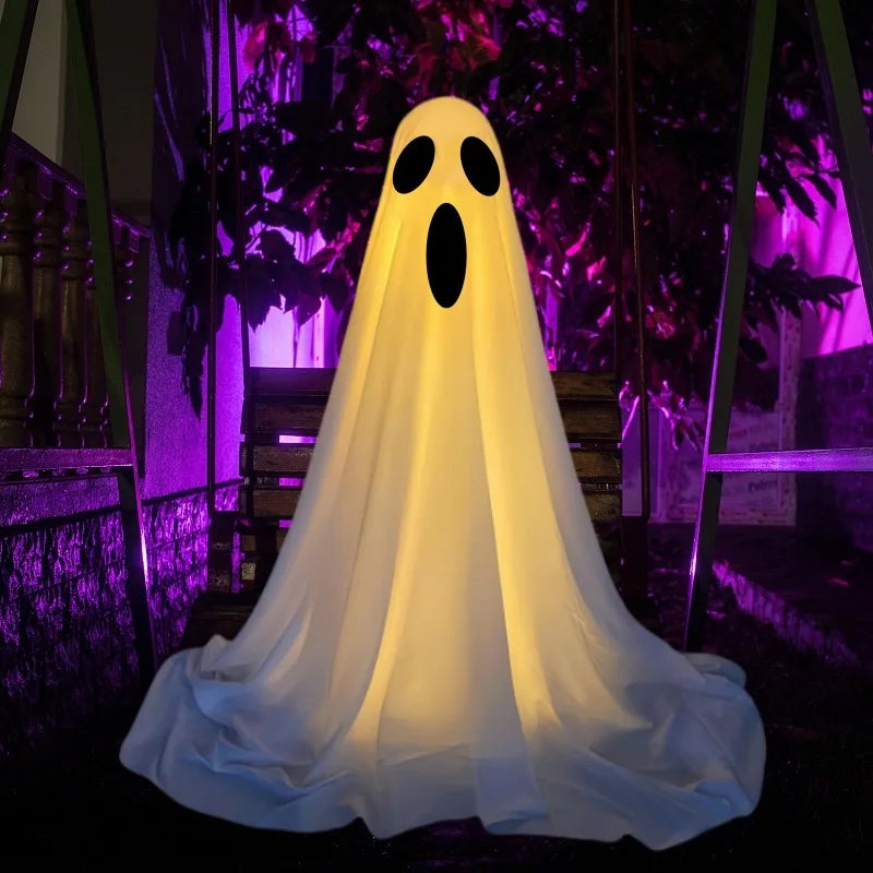 LED Glow Halloween Decor - Scary Outdoor Props for Haunting Atmosphere