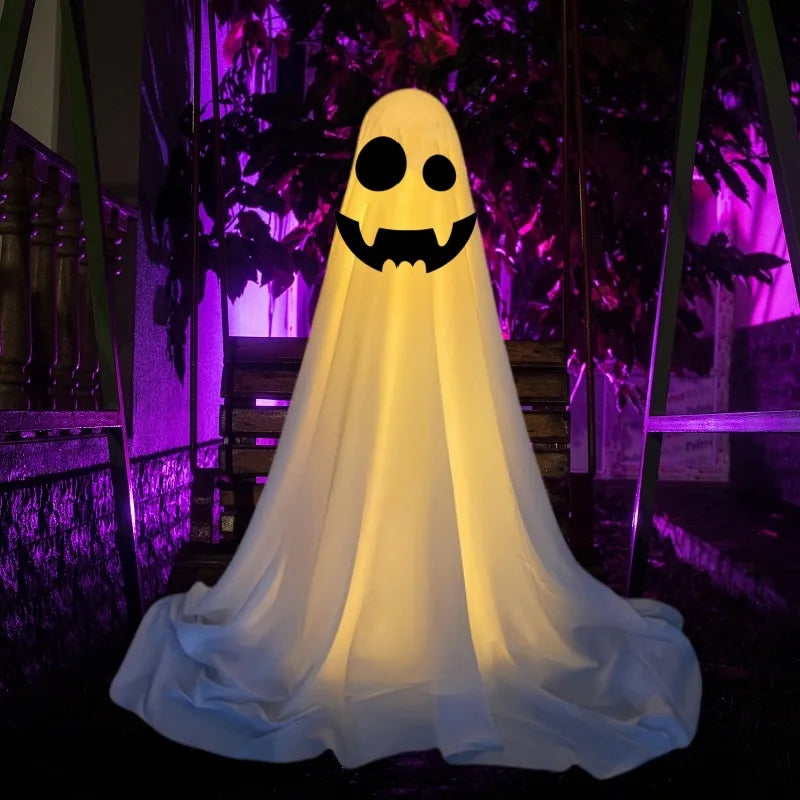 LED Glow Halloween Decor - Scary Outdoor Props for Haunting Atmosphere