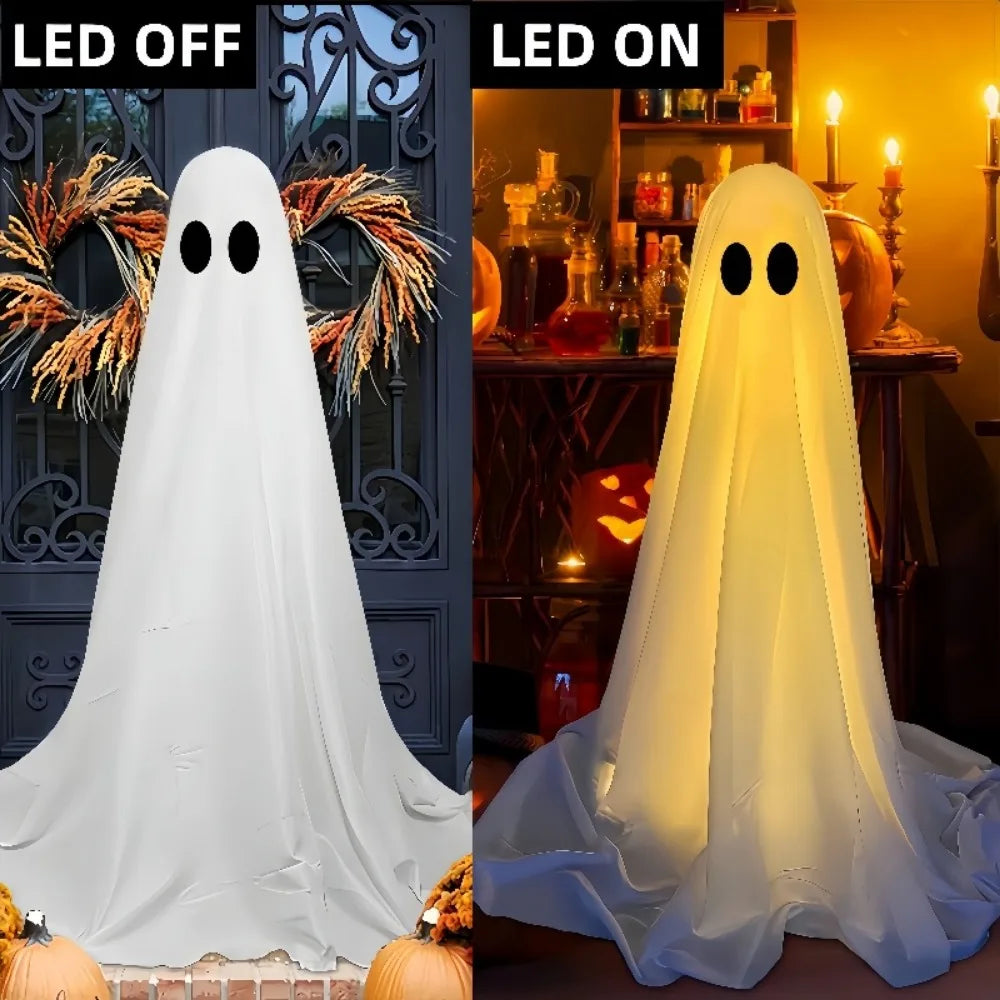 LED Glow Halloween Decor - Scary Outdoor Props for Haunting Atmosphere