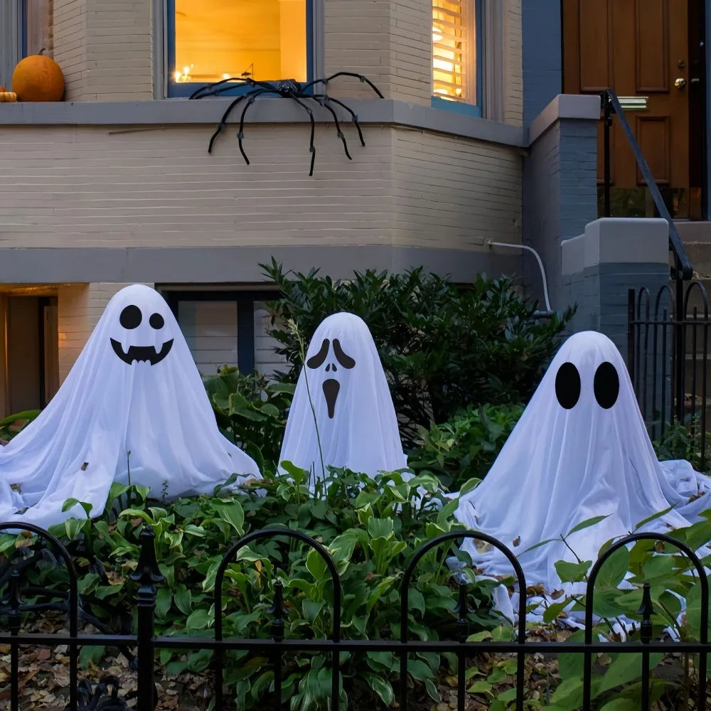 LED Glow Halloween Decor - Scary Outdoor Props for Haunting Atmosphere
